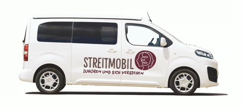 Streitmobil unterwegs in der Hafencity